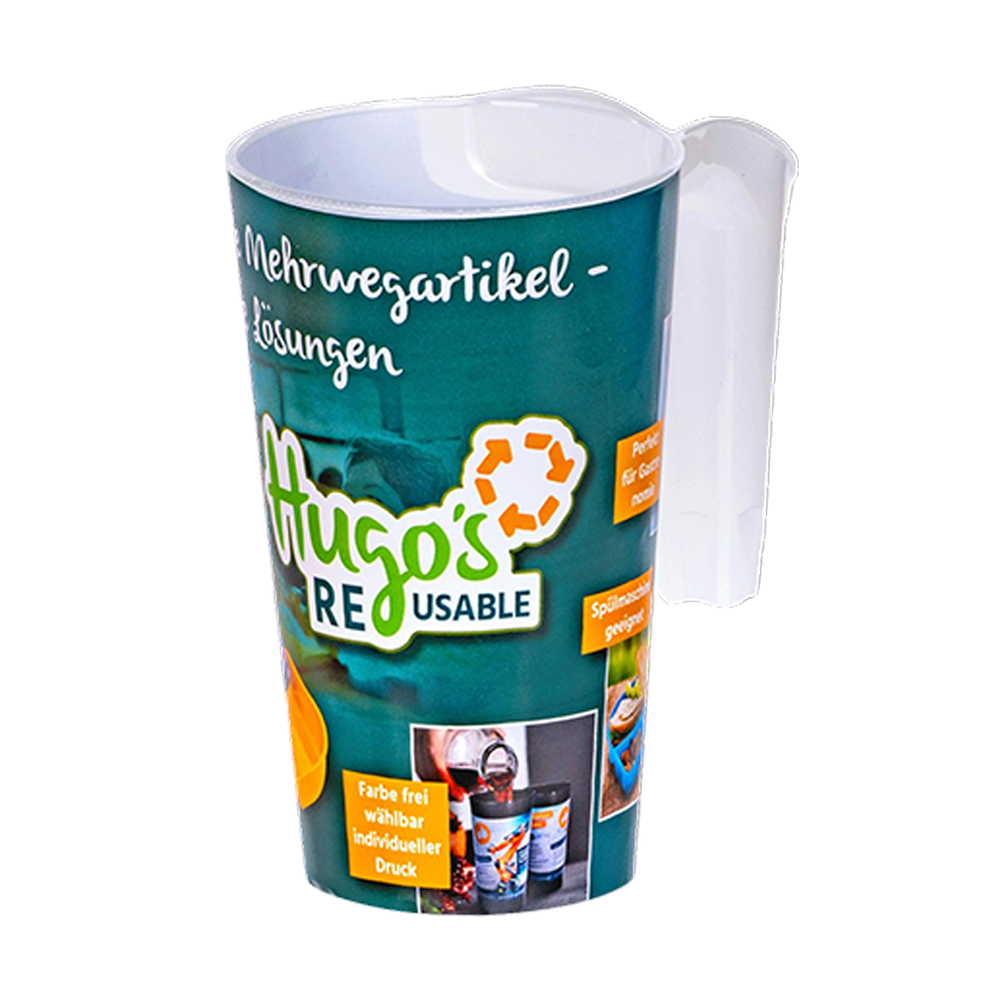 Henkel Becher Mehrweg 0,4l/0,5l mit oder ohne Druck