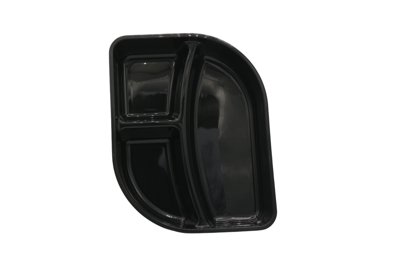 Mehrweg Menü Schale Assiette 3 - Fächer