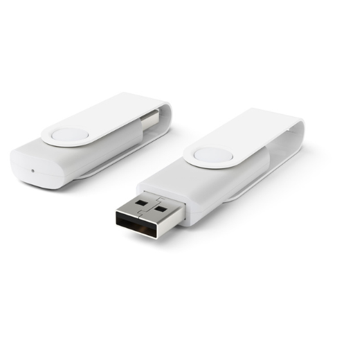 USB-Sticks mit Aluminiumbügel, einfarbig
